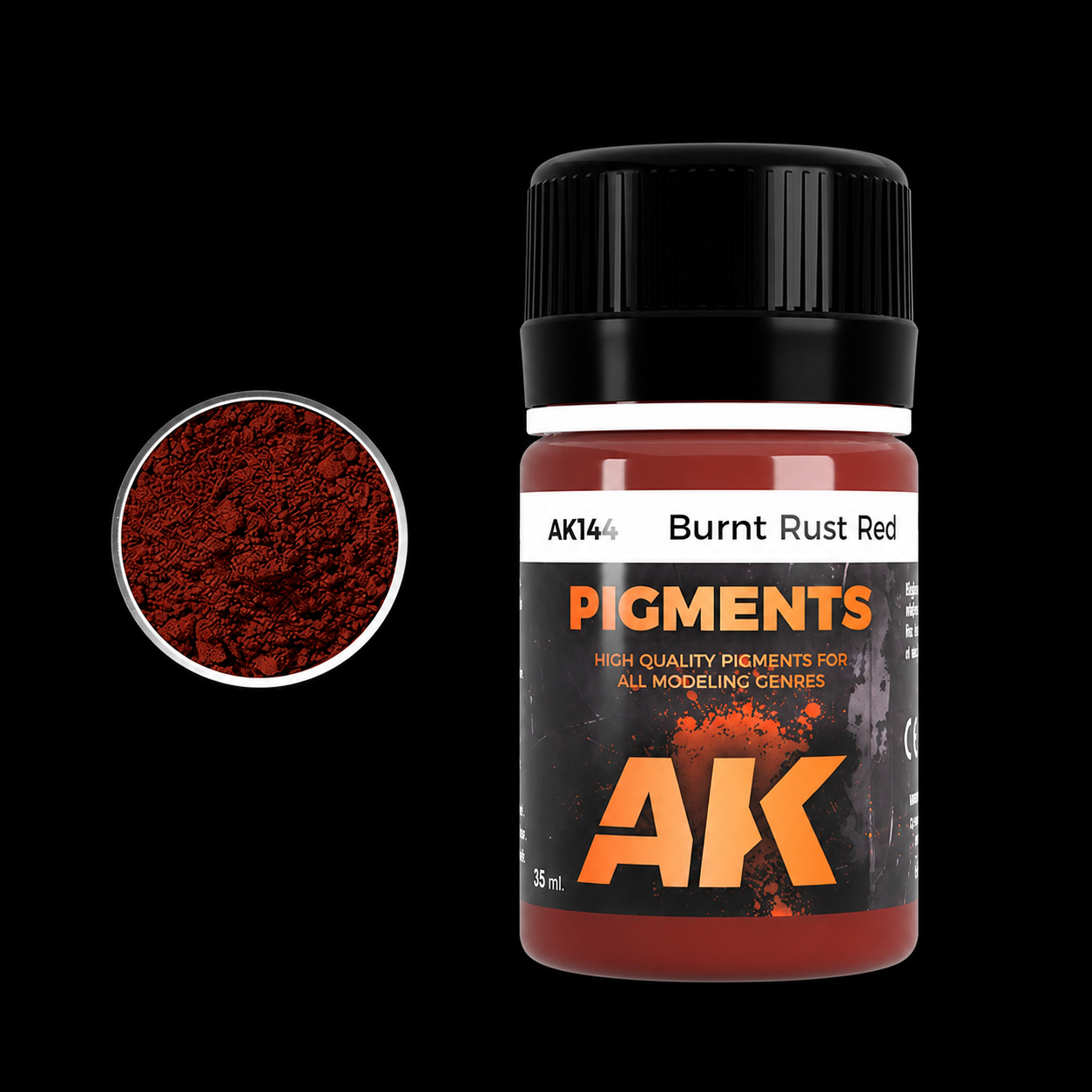 AK: DRY PIGMENT - BURNT RUST RED