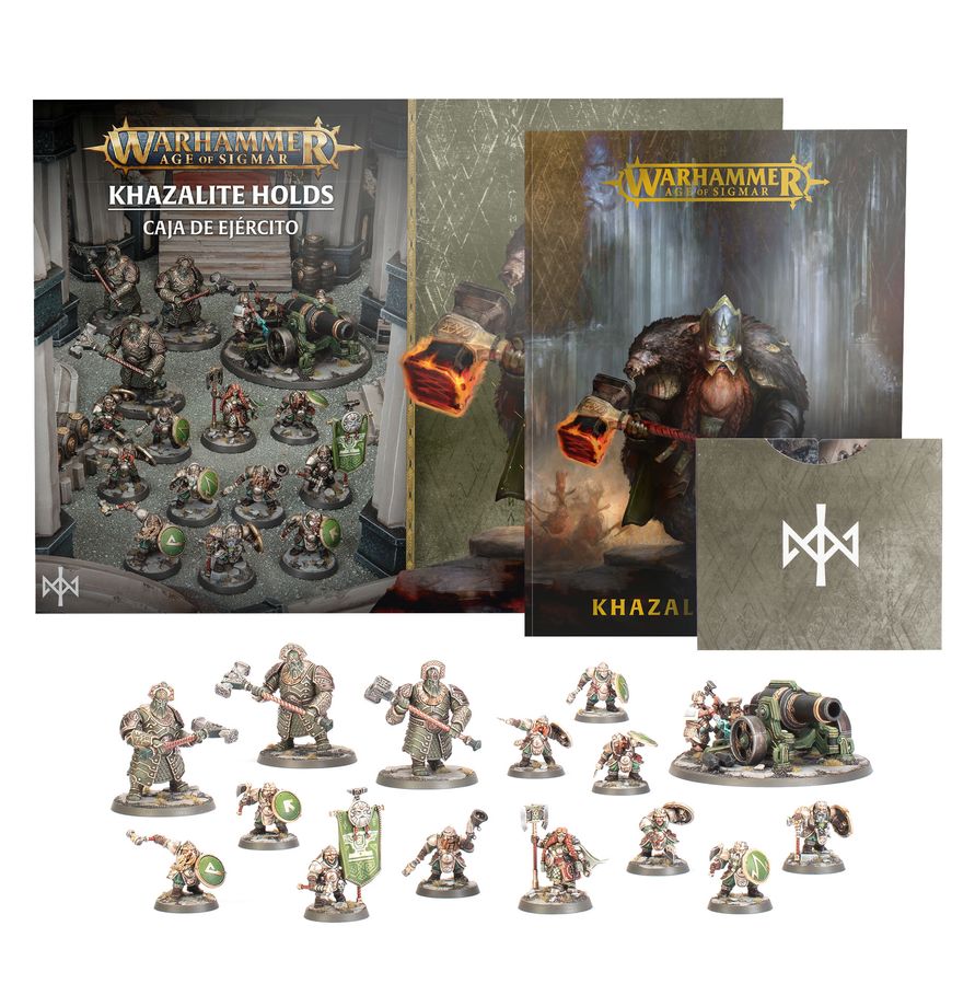 PREPEDIDO - AGE OF SIGMAR: Caja de ejército de las Fortalezas Khazalitas