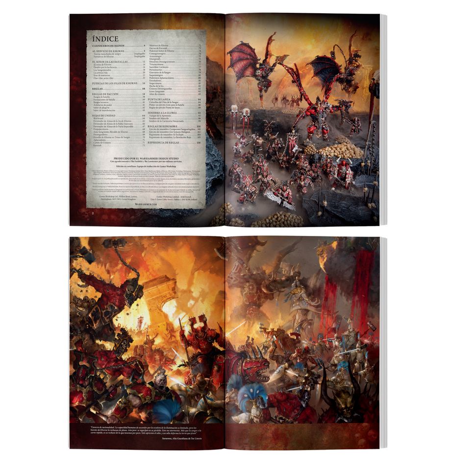 AGE OF SIGMAR: BLADES OF KHORNE - TOMO DE BATALLA
