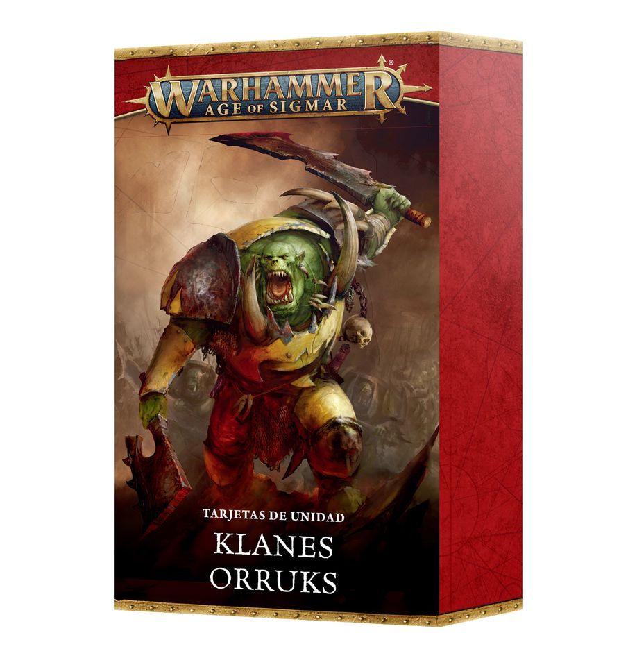 ORRUK WARCLANS: TARJETAS DE DATOS