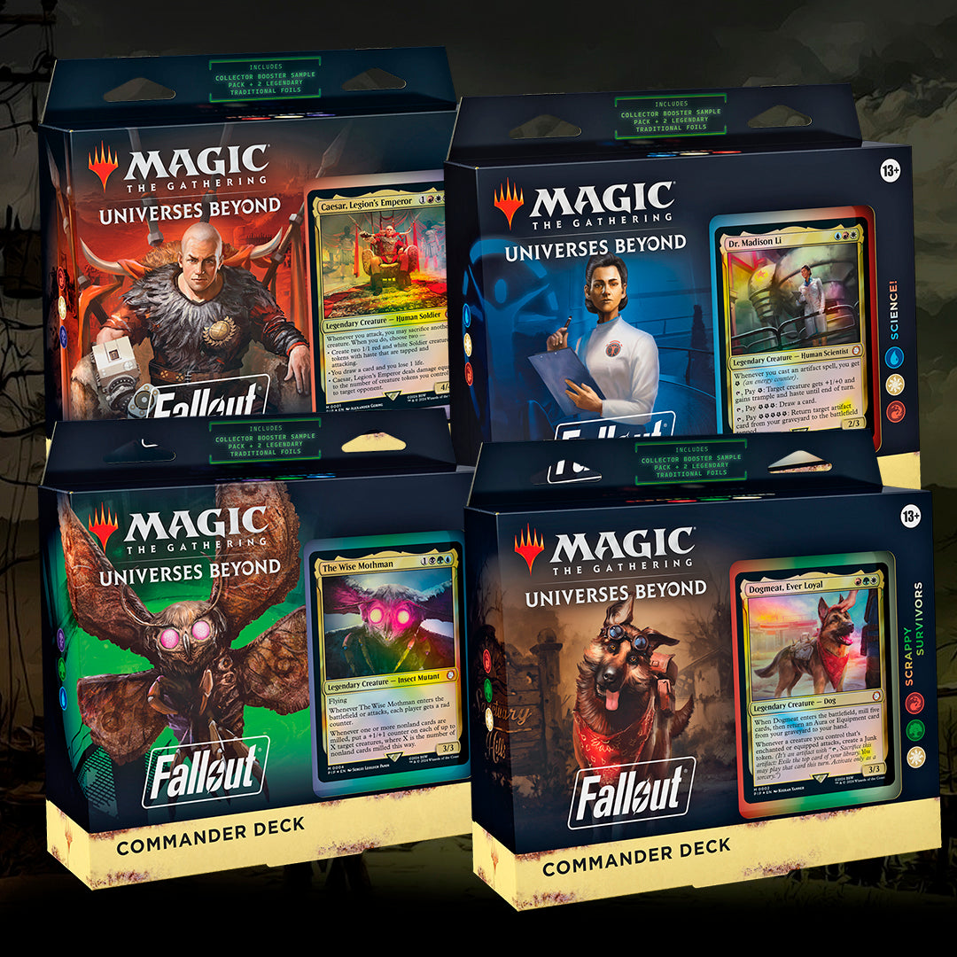 MAGIC THE GATHERING UNIVERSE BEYOND: - FALLOUT - COMANDER DECK SET- (INGLÉS)
