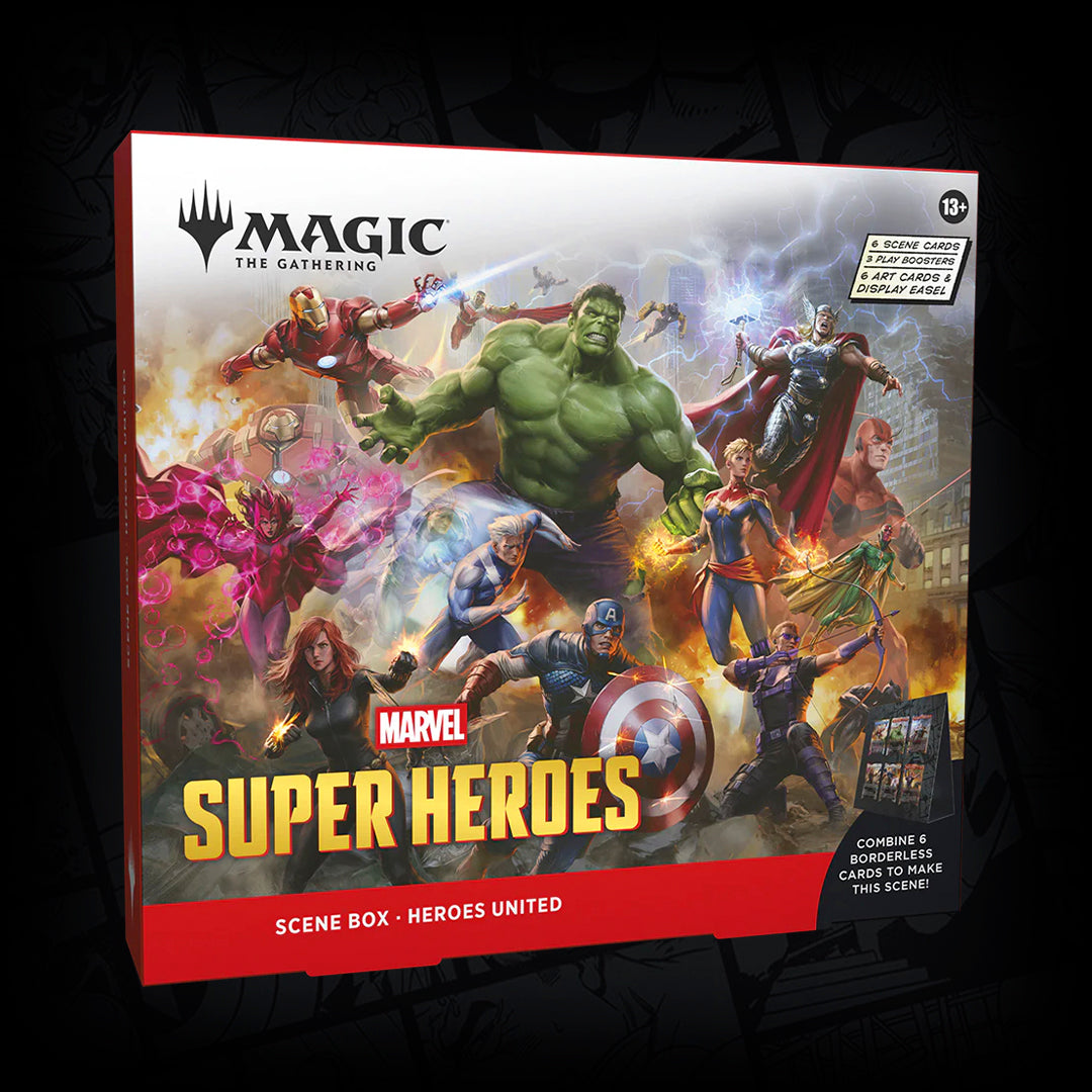 RESERVA - MTG Marvel Heroes – Scene Box Herores Reunited Inglés