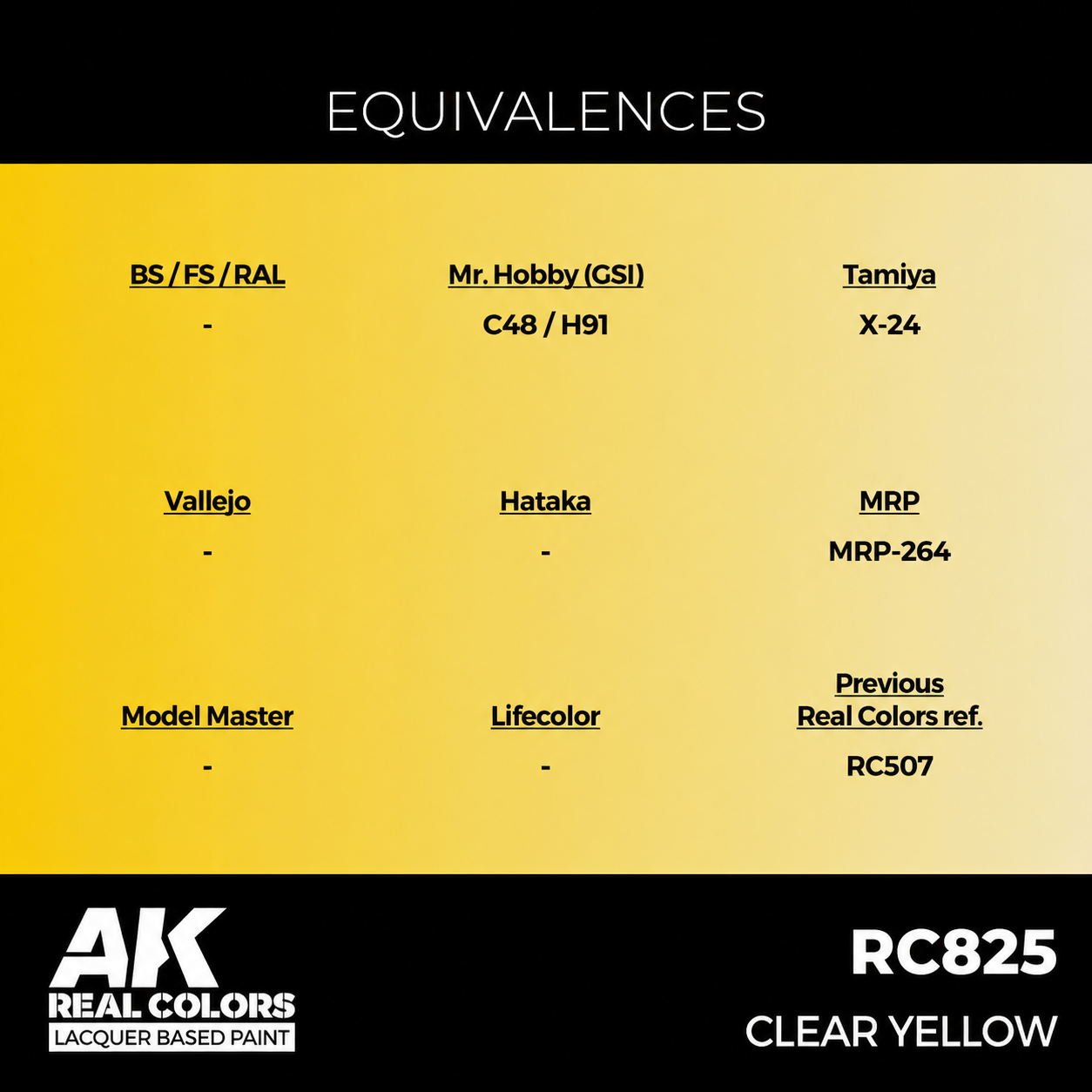 AK: REAL COLOR - CLEAR YELLOW - 17ml