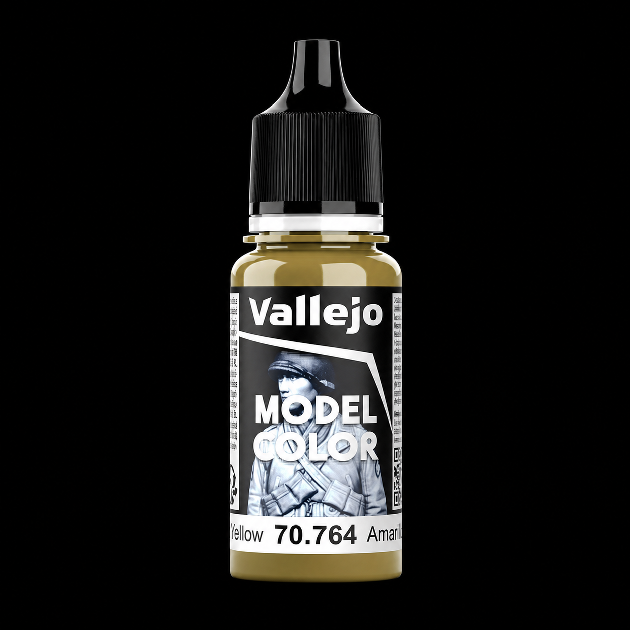 Vallejo Model Color 125 - Amarillo Militar 18 ml