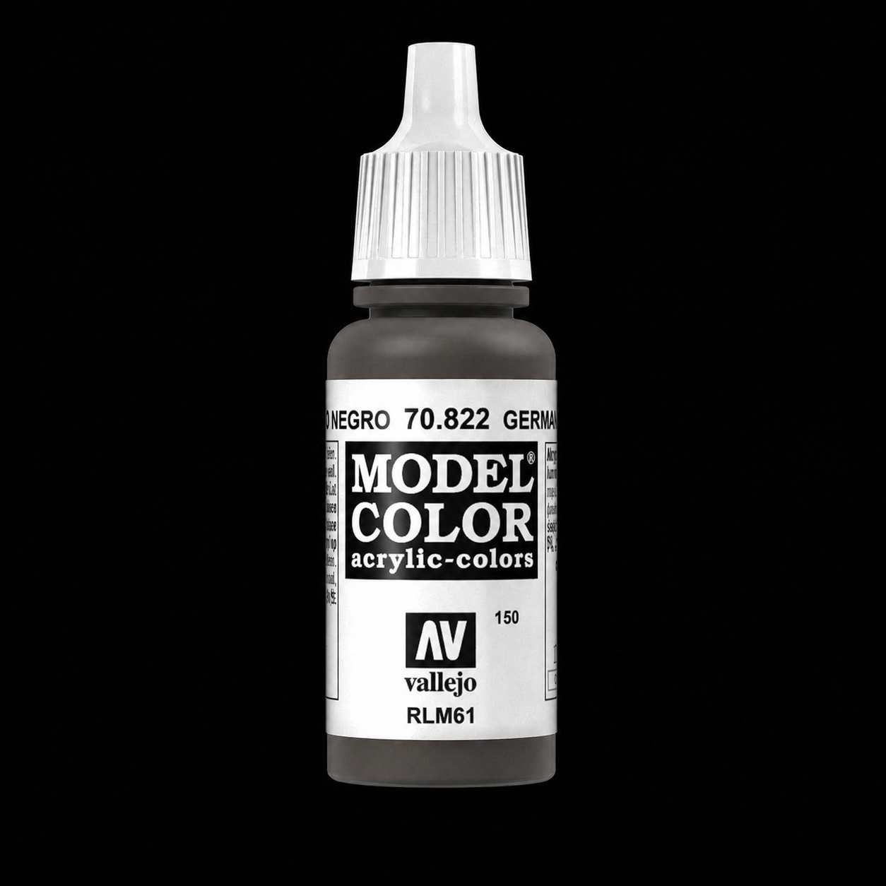 Vallejo Model Color 145 - Camuflaje Pardo Negro 18 ml