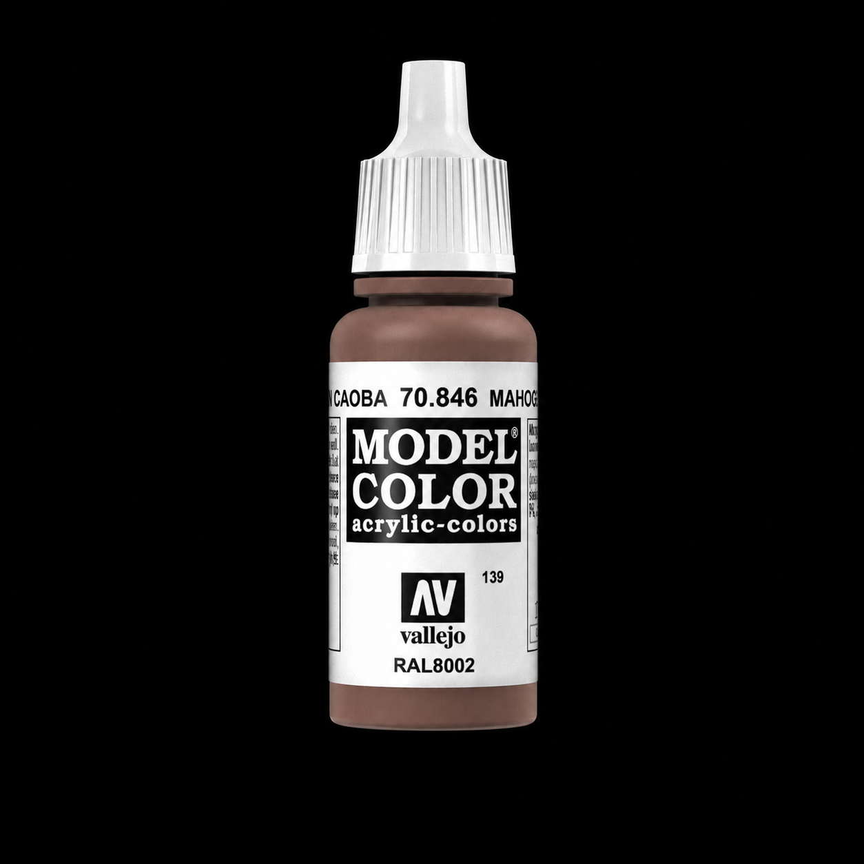 Vallejo Model Color 154 - Marrón Caoba 18 ml