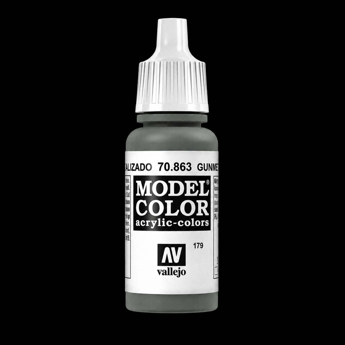 Vallejo Model Color 198 - Gris Metalizado 18 ml