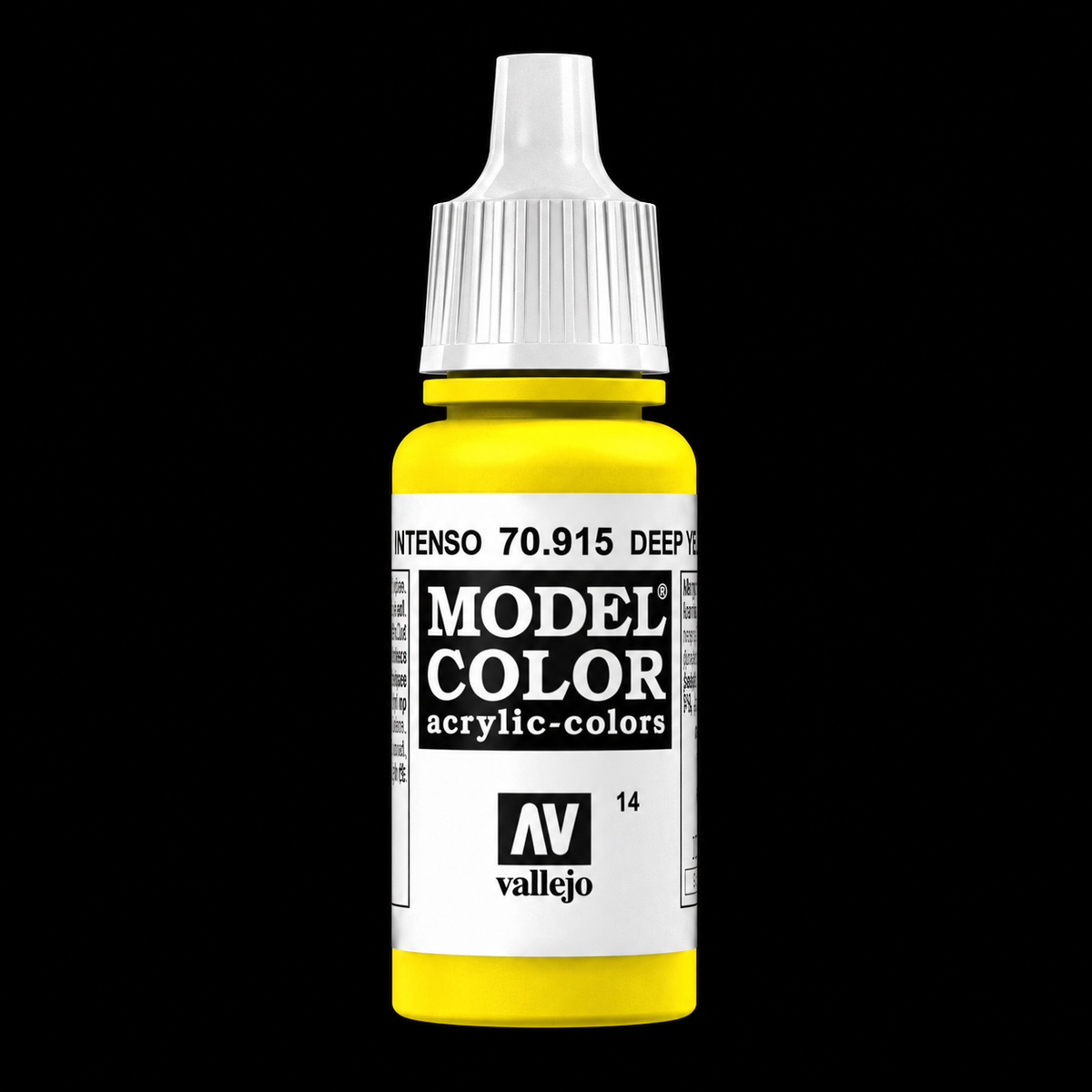 Vallejo Model Color 026 - Amarillo Intenso 18 ml