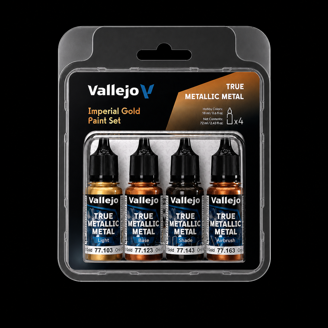 Vallejo Set 4 Colors TMM Oro Imperial
