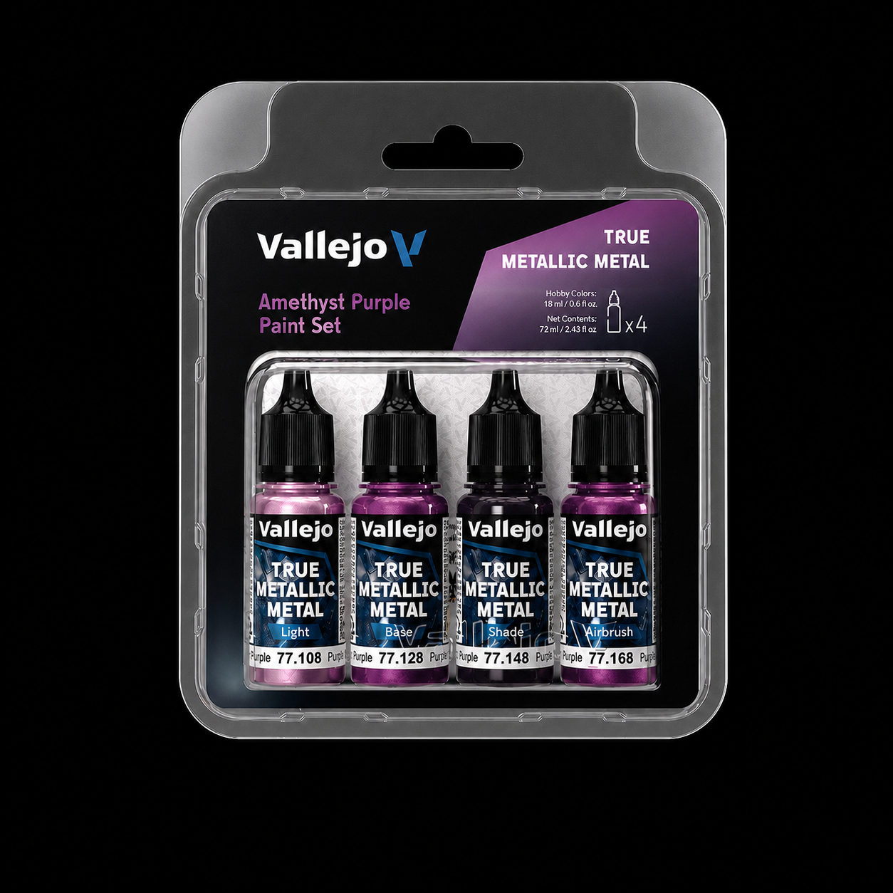 Vallejo Set 4 Colors TMM Purpura Amatista