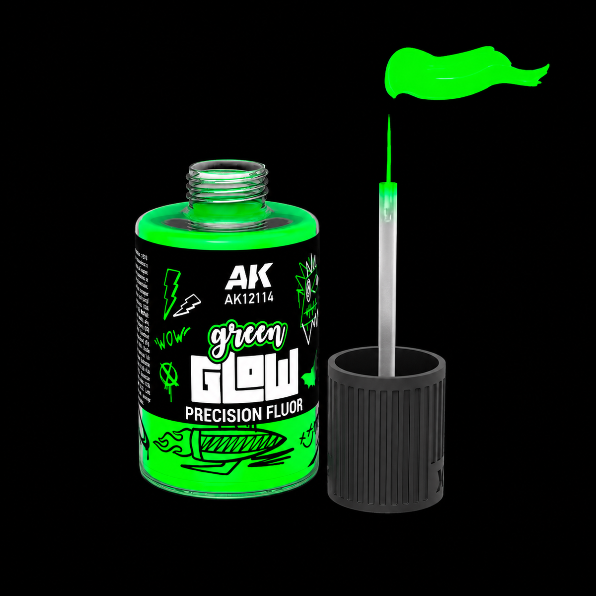 AK: PANELINER PRECISION - GLOW - GREEN