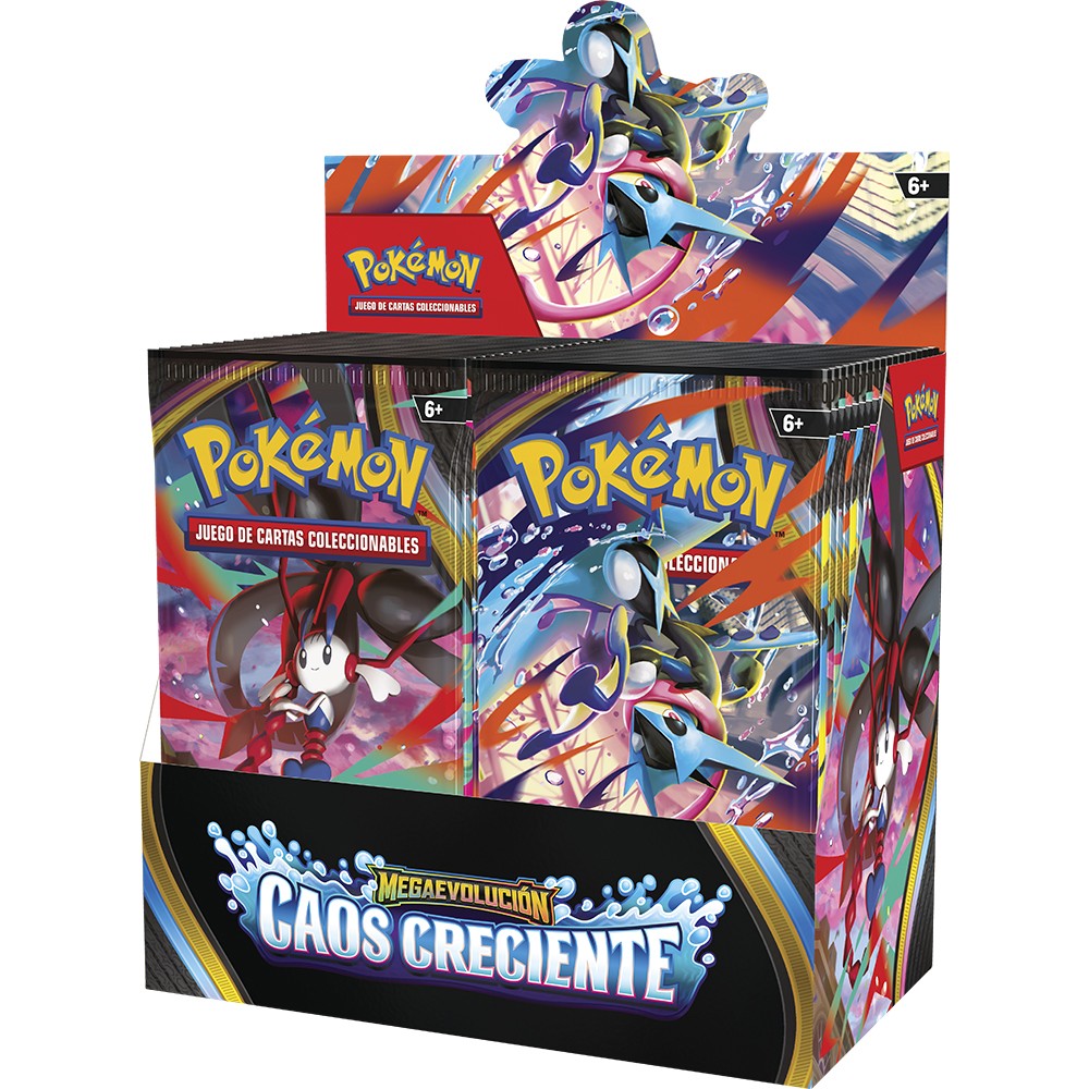 POKEMON TCG: CAJA DE SOBRES - CAOS CRECIENTE - ESPAÑOL