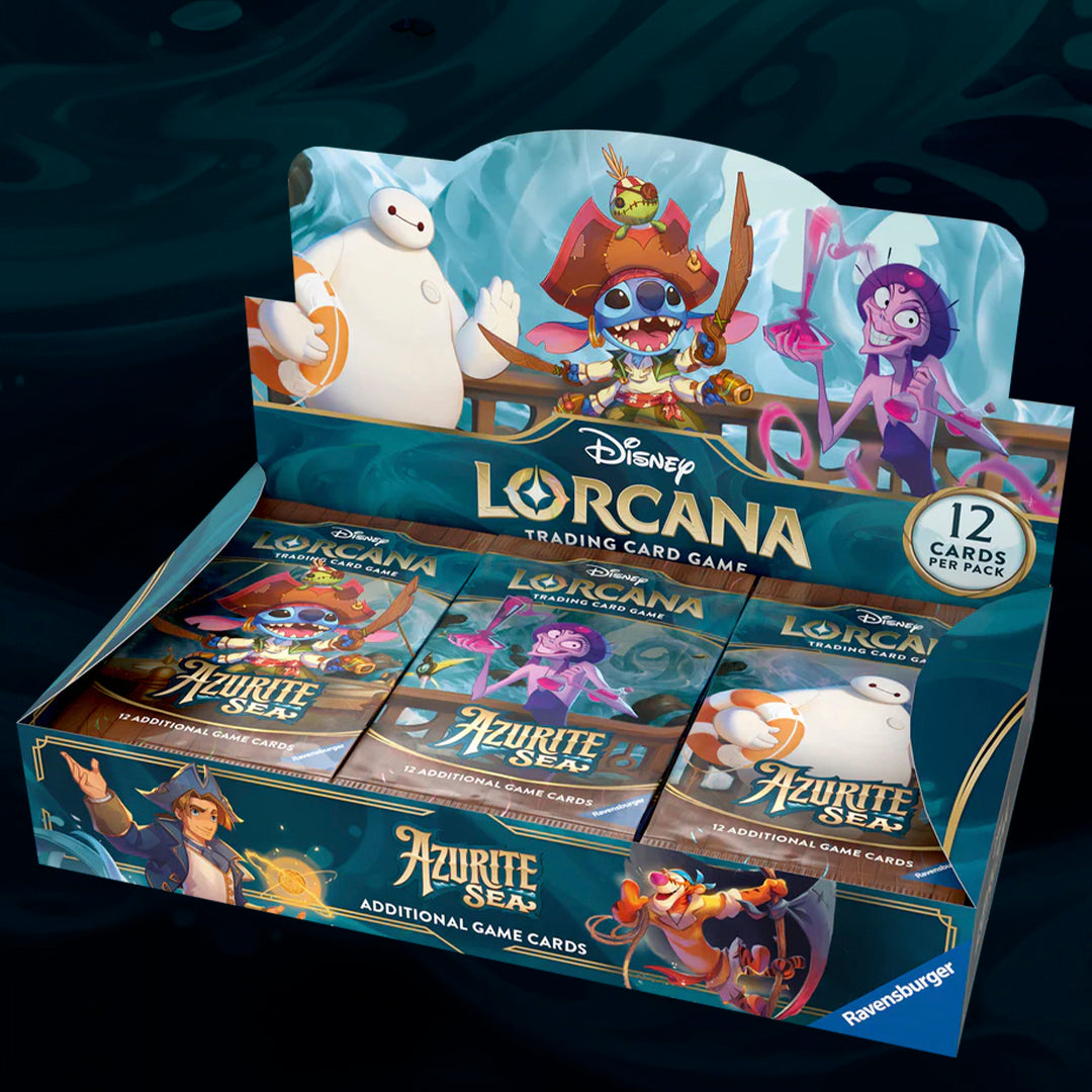 DISNEY LORCANA: CAJA DE SOBRES - AZURITA SEA (24 Unidades) - (INGLÉS)