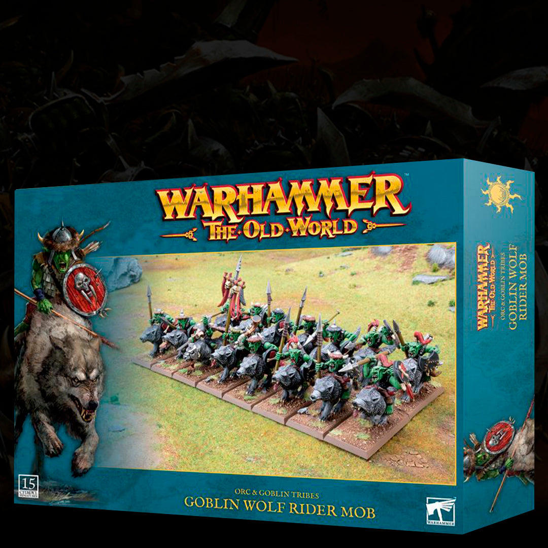 OLD WORLD: ORC & GOBLIN TRIBES - WOLF RIDER MOB