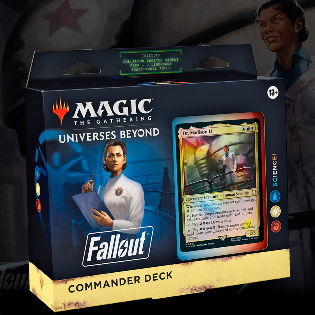 MAGIC THE GATHERING UNIVERSE BEYOND: - FALLOUT - COMANDER DECK SET- (INGLÉS)