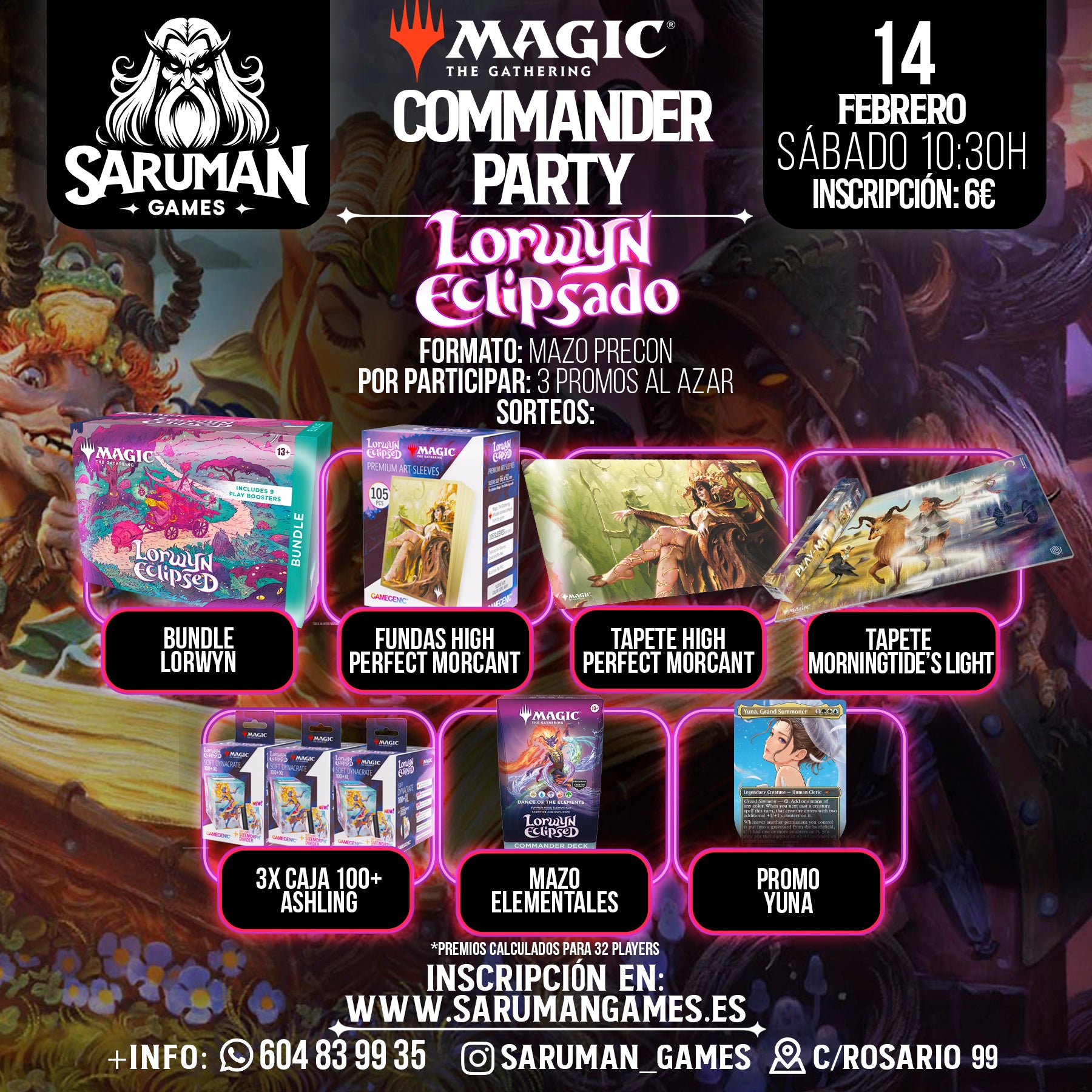 COMMANDER PARTY – LORWYN ECLIPSADO MAGIC: THE GATHERING