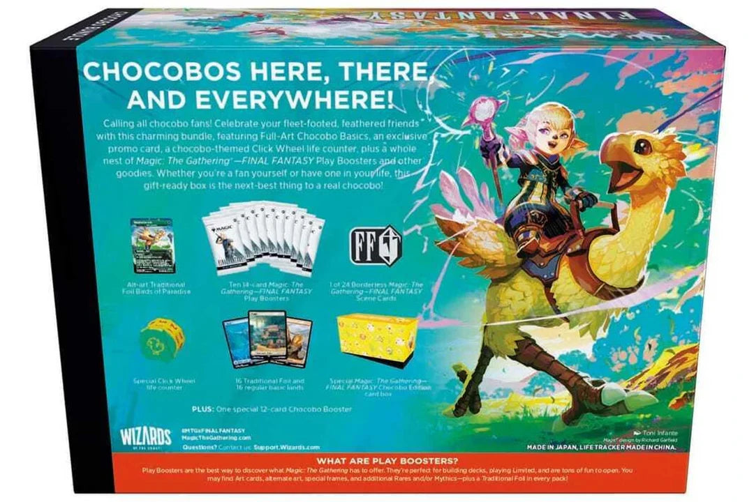 PREPEDIDO - MTG FINAL FANTASY CHOCOBO BUNDLE INGLÉS - Asignación asegurada