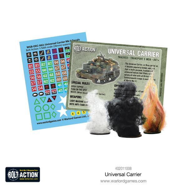 BOLT ACTION: ARMIES OF GREAT BRITAIN - UNIVERSAL CARRIER