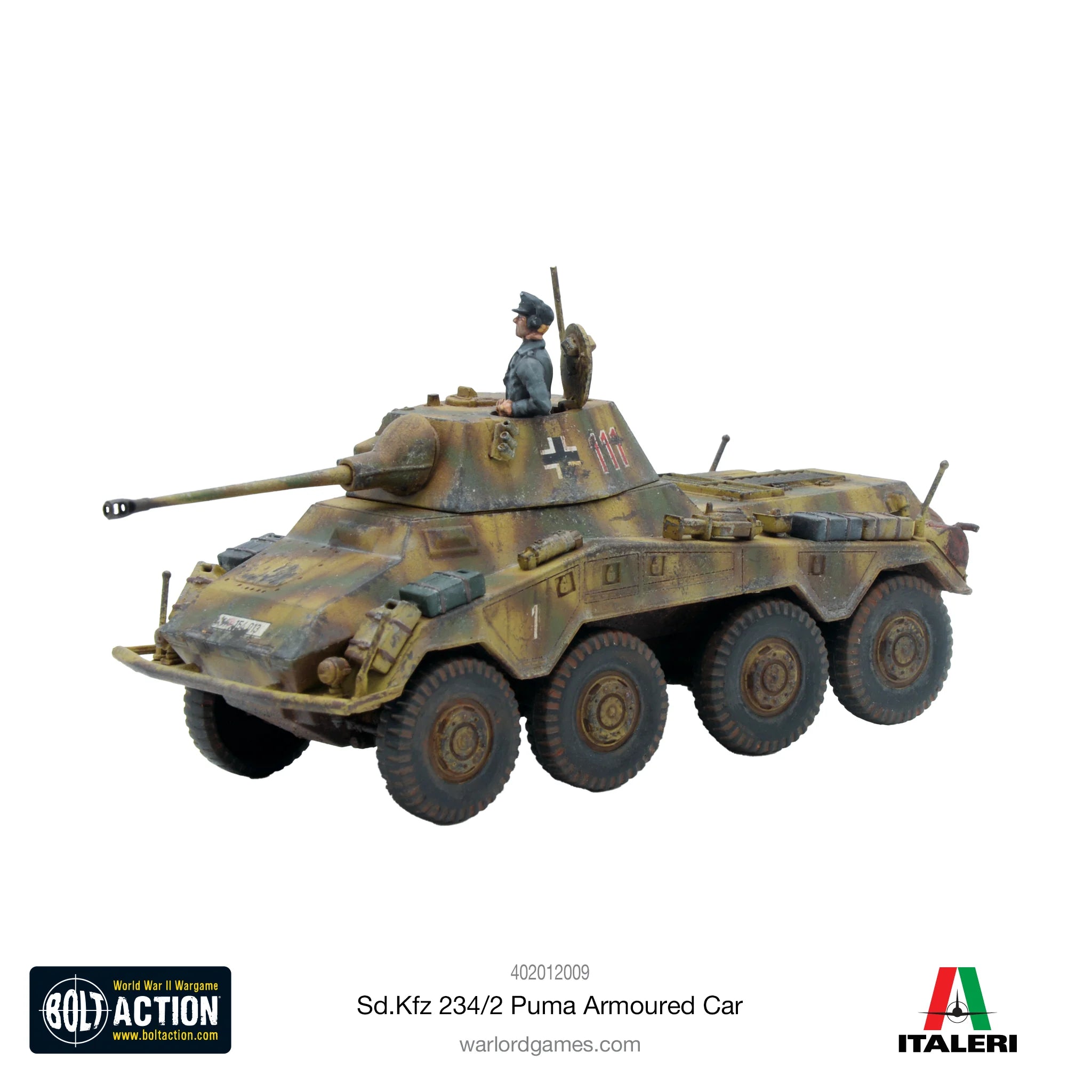 BOLT ACTION: GERMAN ARMIES - PUMA SD.KFZ 234/2 ARMOURED CAR