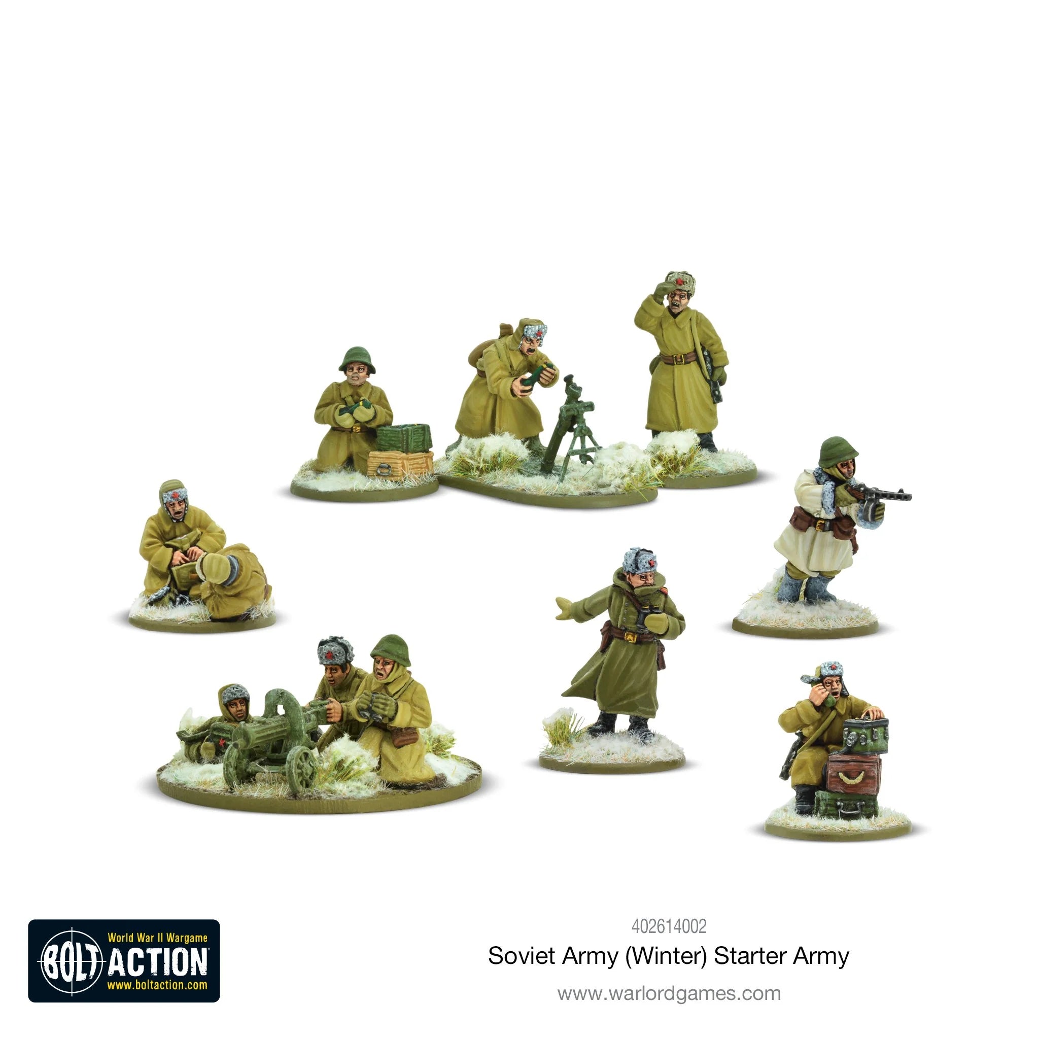BOLT ACTION: SOVIET ARMIES - STARTER ARMY - (WINTER)