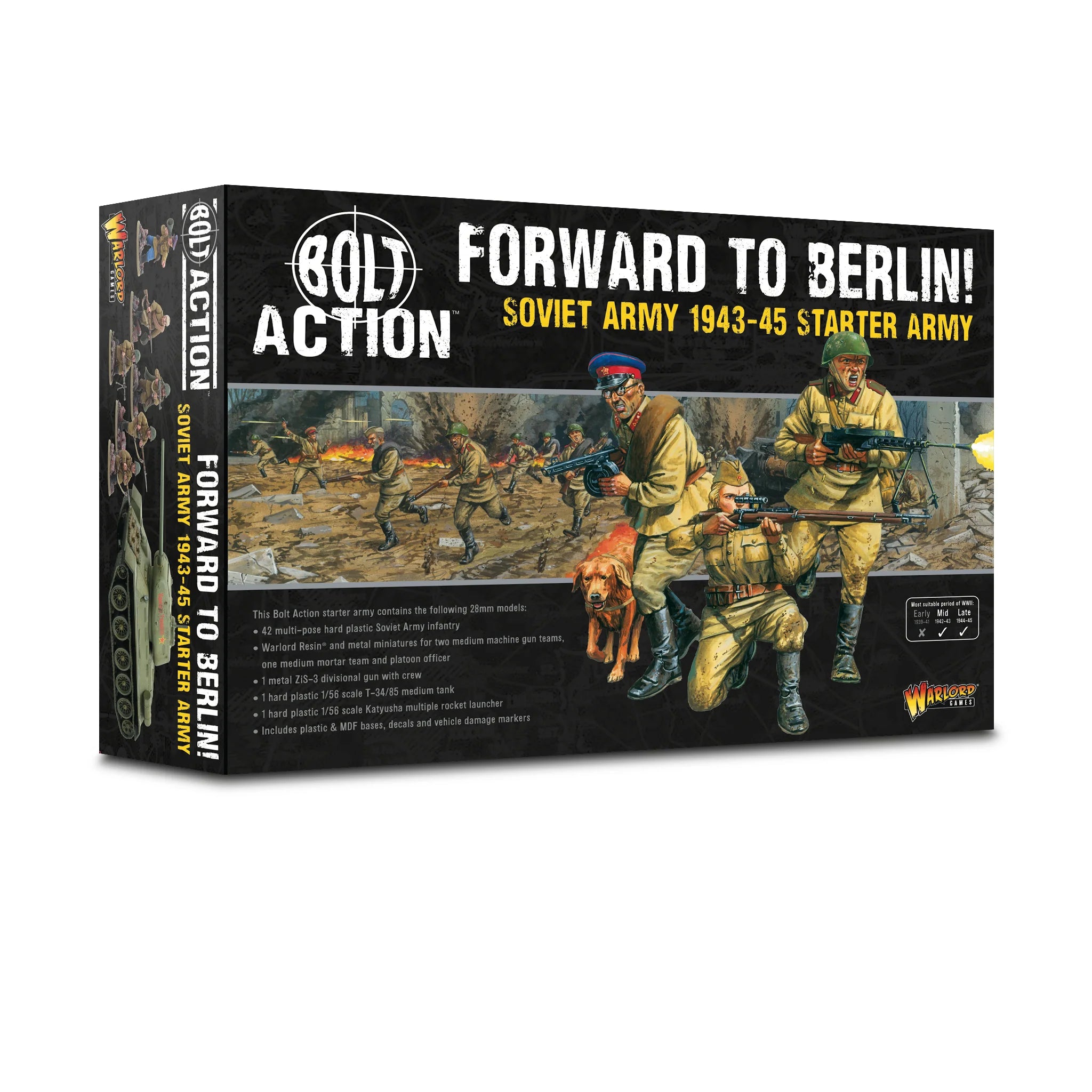 BOLT ACTION - SOVIET ARMY: STARTER FORWARD TO BERLIN! - 1943-45