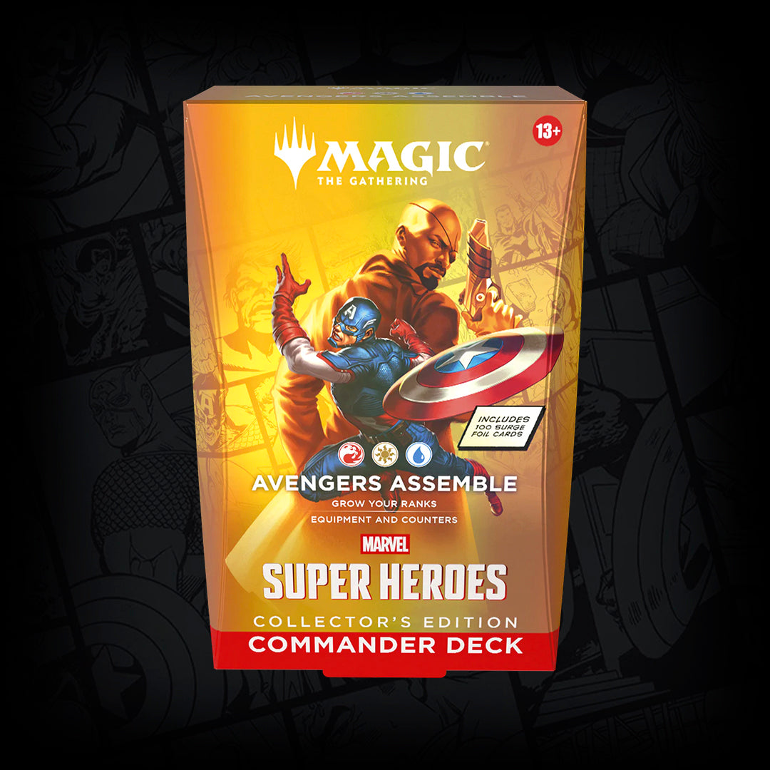 RESERVA - MTG Marvel Super Heroes – Commander Collector (Mazos sueltos y/o Pack 4) - Inglés
