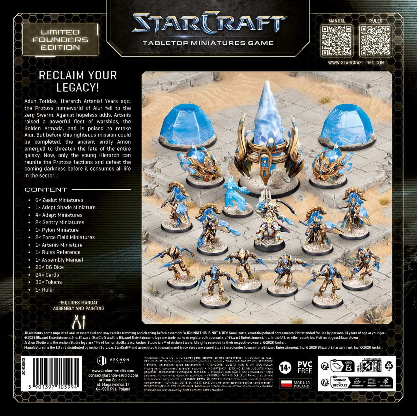 PREPEDIDO - StarCraft: Protoss Starter Set Founders Edition