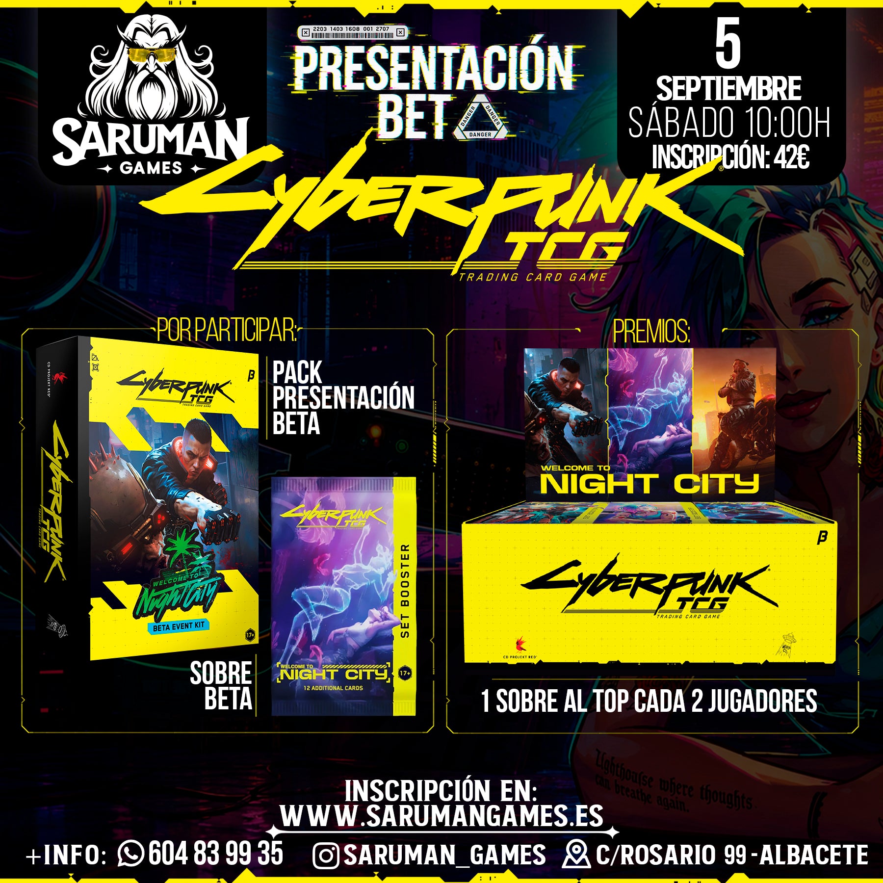 PRESENTACIÓN – CYBERPUNK TCG BETA