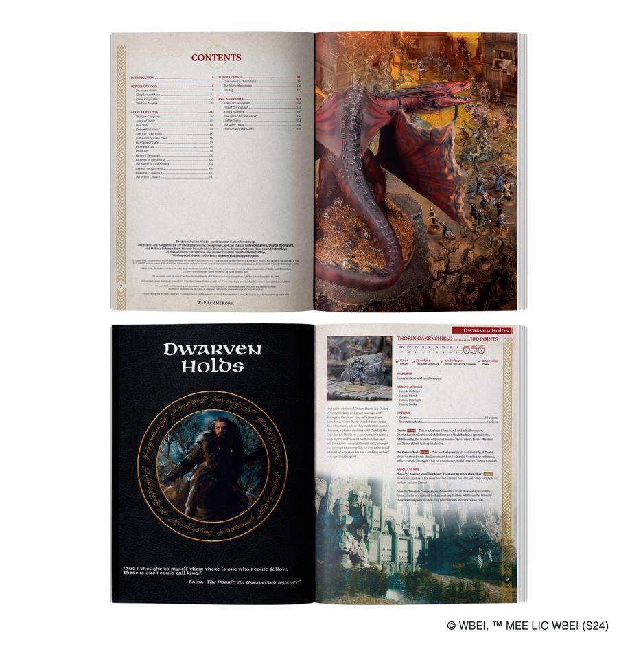 MIDDLE EARTH: RULE BOOK - ARMIES OF THE HOBBIT - (INGLÉS)