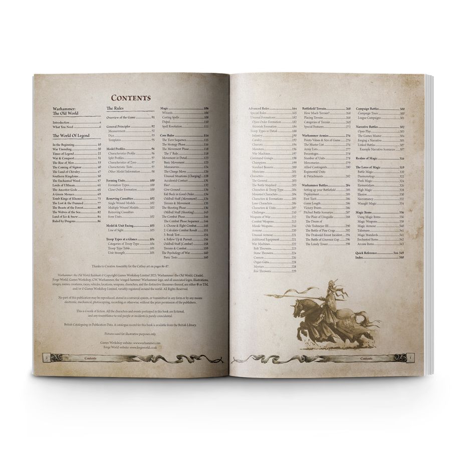 WARHAMMER: THE OLD WORLD - REGLAMENTO
