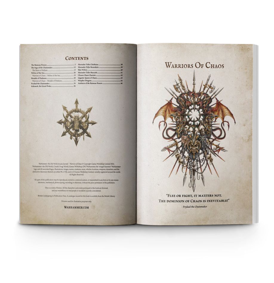 OLD WORLD: WARRIORS OF CHAOS - ARCANE JOURNAL
