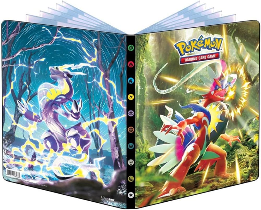 POKEMON BINDER: ALBUN 9 POCKETS PRO -KORAIDON AND MIRAIDON