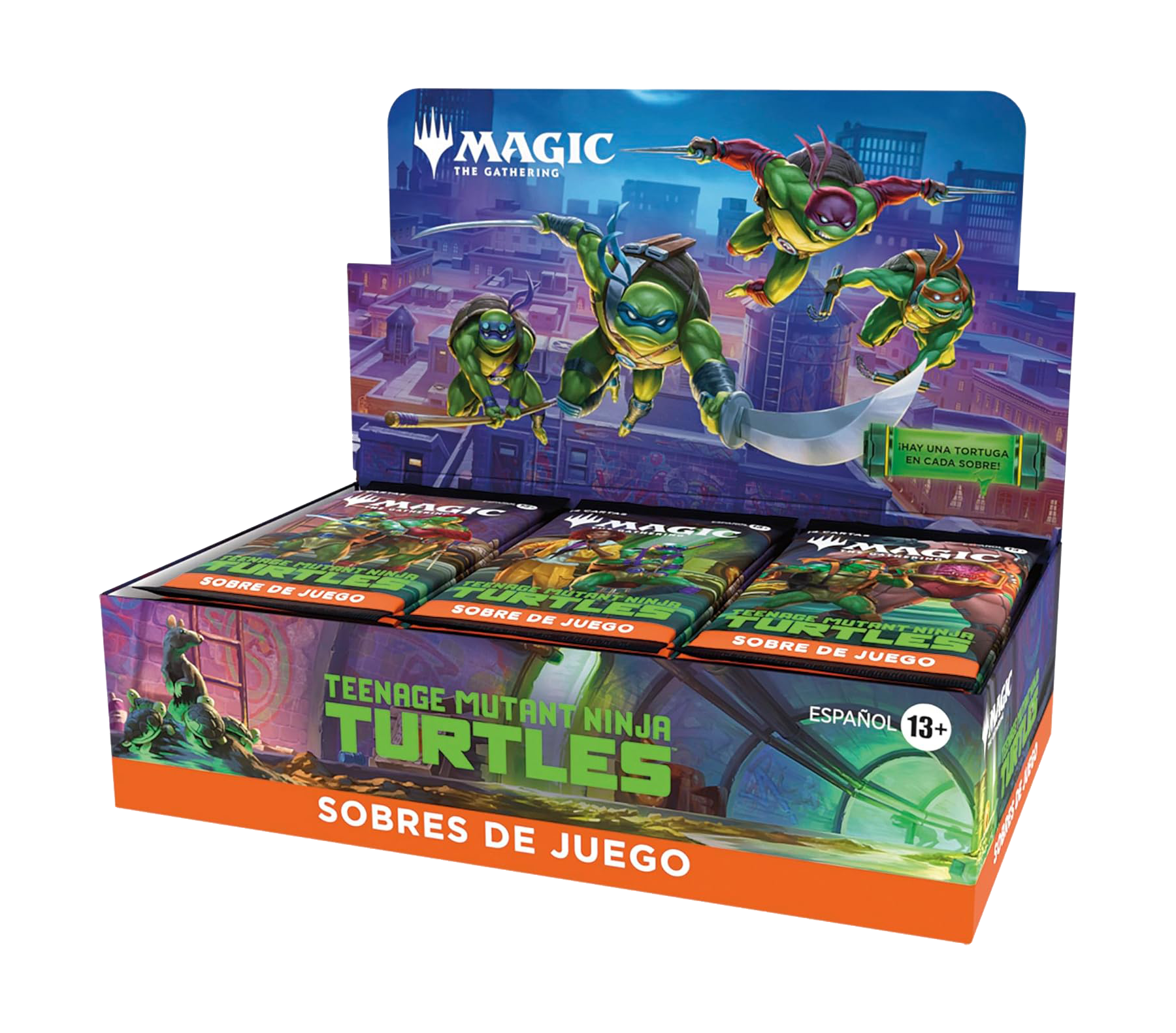 PREPEDIDO - MTG Teenage Mutant Ninja Turtles – Play Booster Display (30 sobres) Español