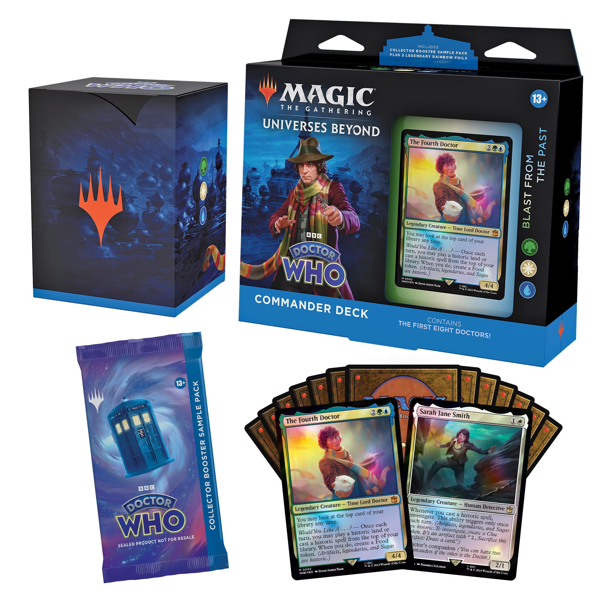 MAGIC THE GATHERING UNIVERSE BEYOND: - DOCTOR WHO - BLAST FROM THE PAST COMMANDER DECK - (INGLÉS)