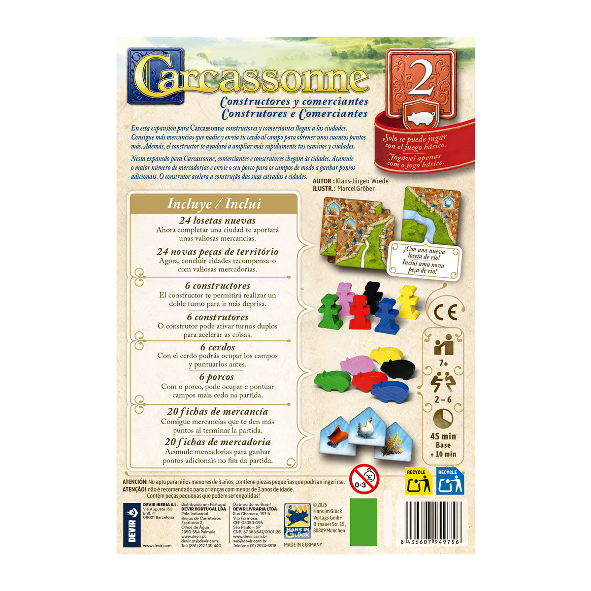 CARCASSONNE: CONSTRUCTORES - Exp.2