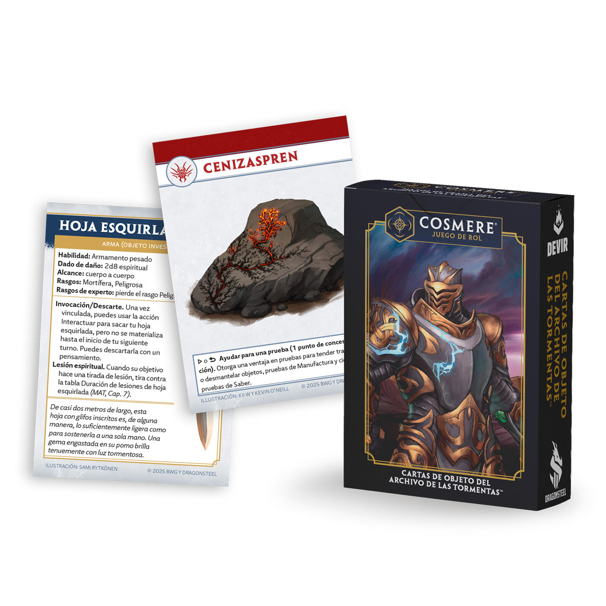Cosmere: El Archivo de las Tormentas - Cartas de objeto