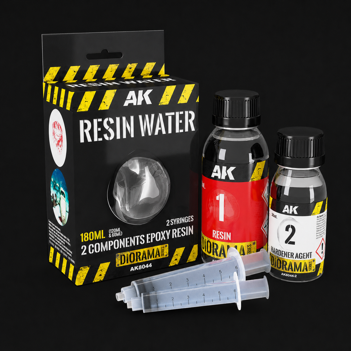 RESIN WATER 2-COMPONENTS EPOXY RESIN - 180ml