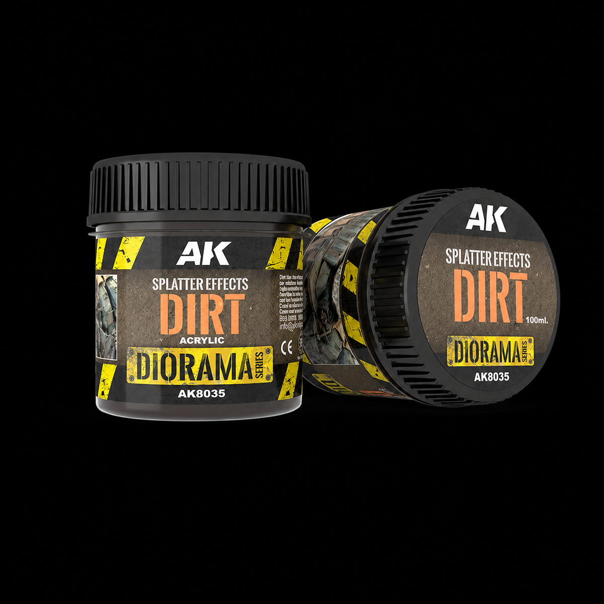 AK: SPLATTER EFFECTS - DIRT - 100ml (Acrylic)
