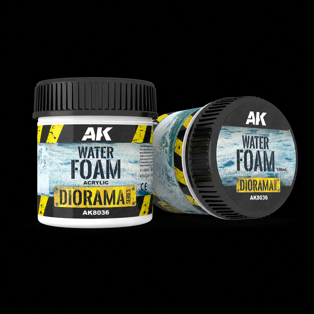 AK: WATER GEL - WATER FOAM - 100ml (Acrylic)