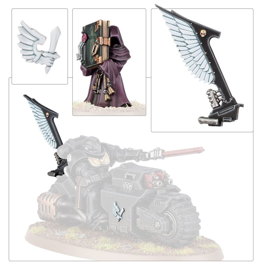 DARK ANGELS PACK DE MEJORAS Y CALCAMONIAS