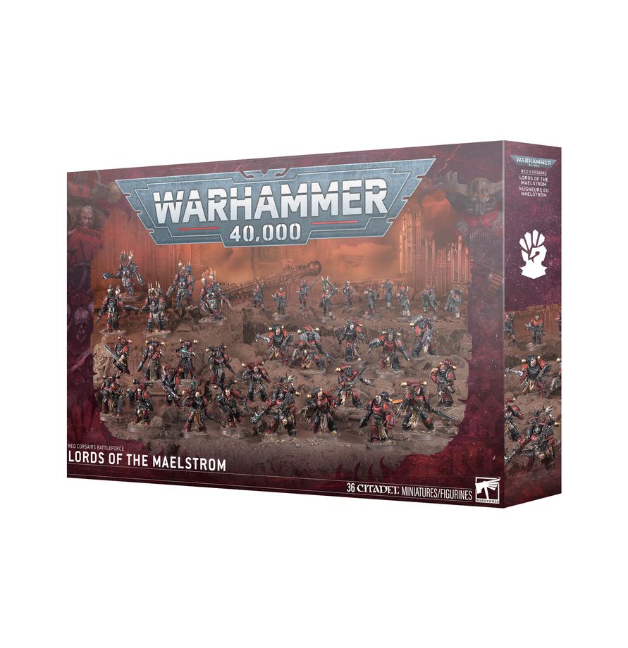 CHAOS SPACE MARINES: RED CORSAIRS - BATTLE FORCE - SEÑORES DEL TORBELLINO