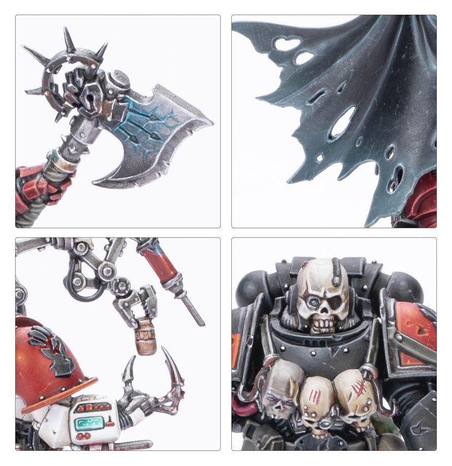 CHAOS SPACE MARINES: RED CORSAIRS - HURON BLACKHEART AND MASTER OF THE MAELSTROM