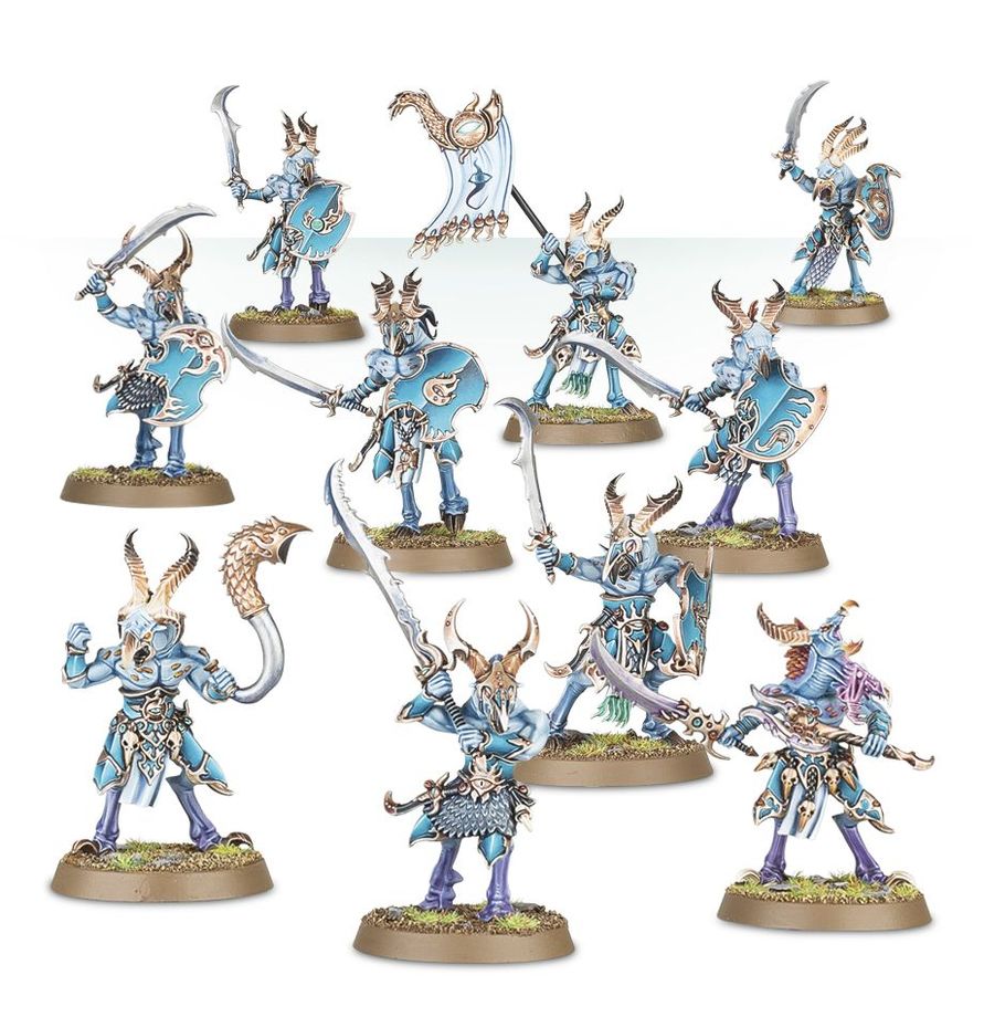PUNTA DE LANZA: DISCIPLES OF TZEENTCH - TZAANGOR WARFLOCK