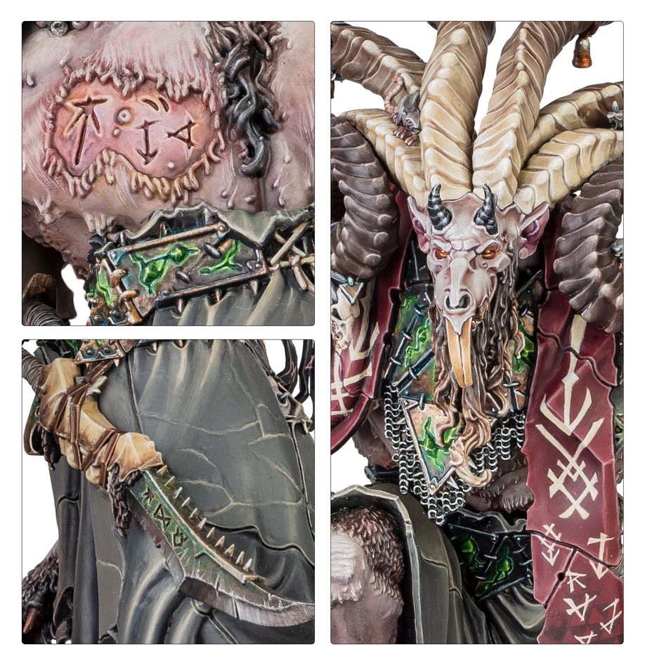 AGE OF SIGMAR: SKAVEN - VIZZIK SKOUR PROFETA DE LA RATA CORNUDA