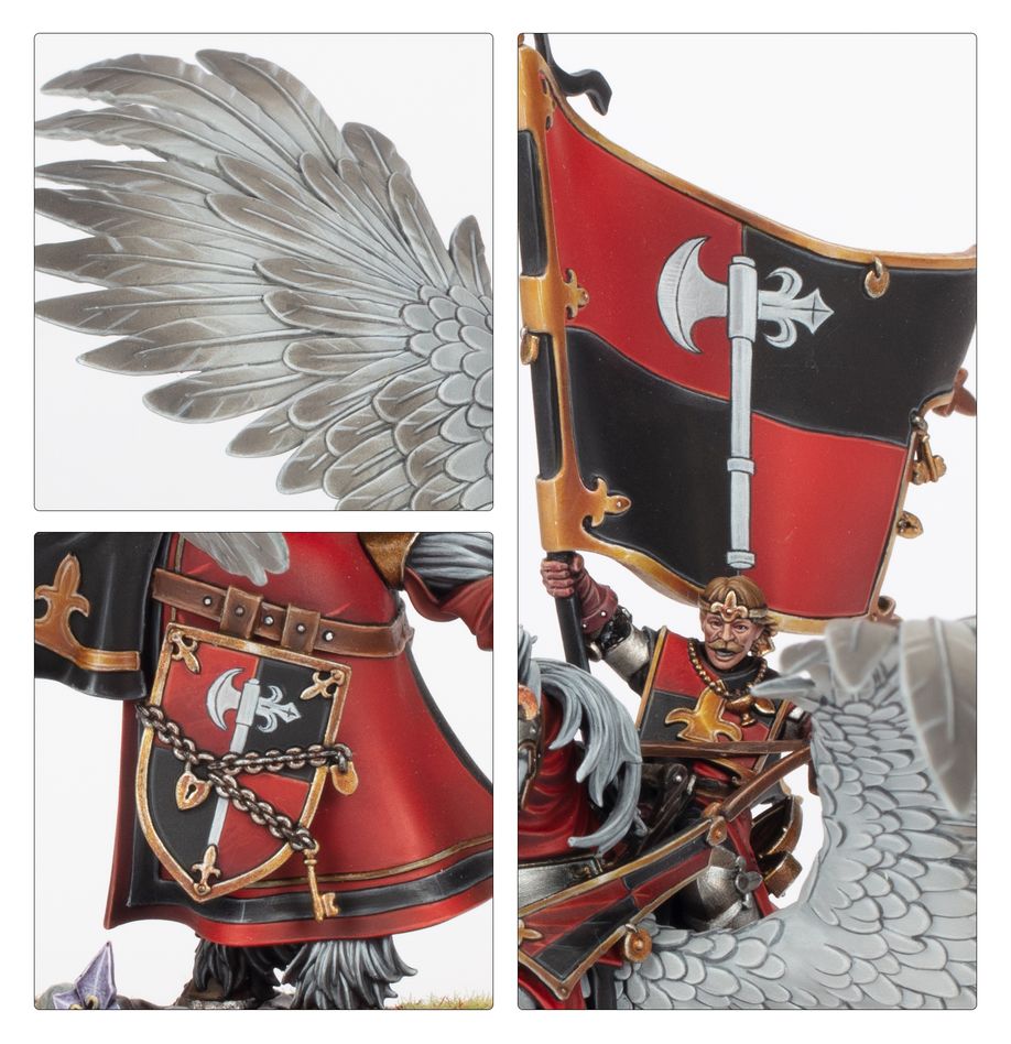 OLD WORLD: KINGDOM OF BRETONNIA - BATTLE STANDARD ON ROYAL PEGASUS