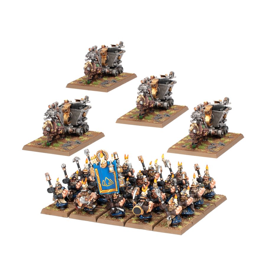 OLD WORLD: DWARFEN MOUNTAIN HOLDS - DWARF MINERS
