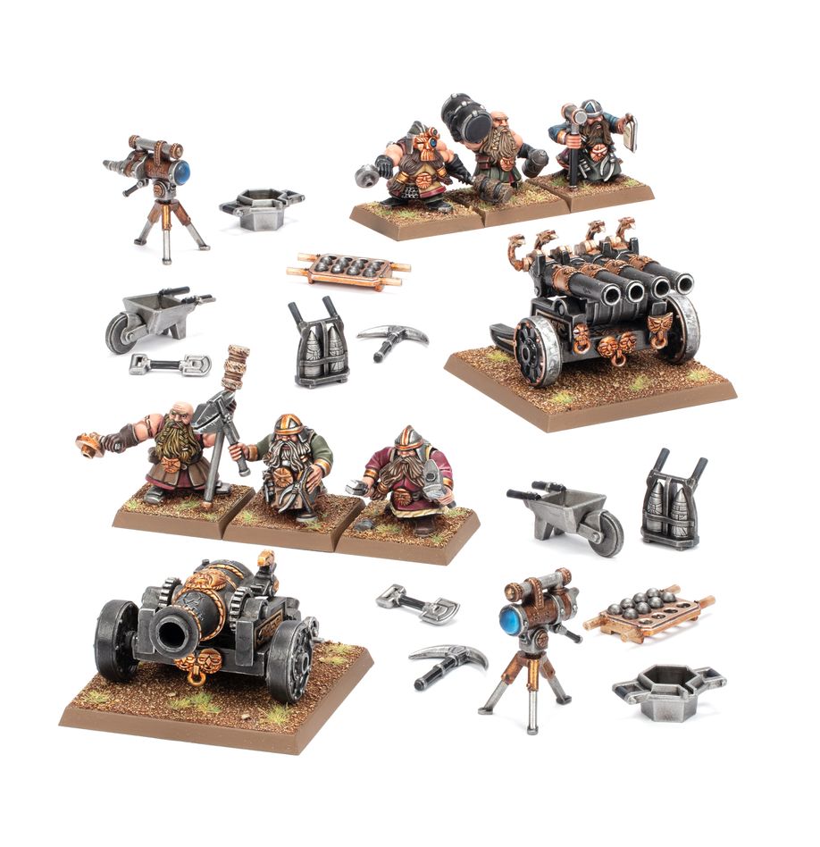 OLD WORLD: DWARFEN MOUNTAIN HOLDS - CANNON & ORGAN GUN