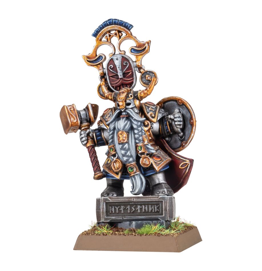 OLD WORLD: DWARFEN MOUNTAIN HOLDS - DWARF KING WITH OATHSTONE