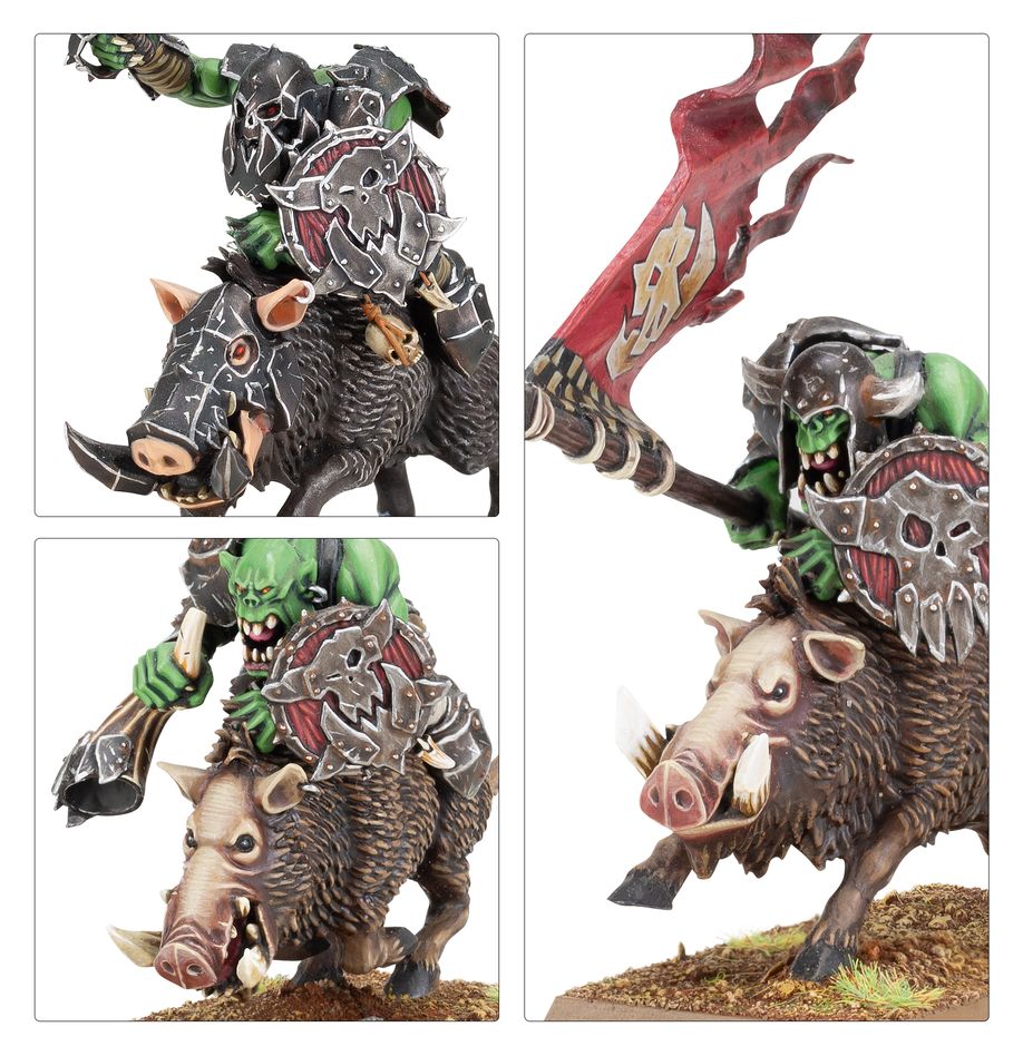 OLD WORLD: ORC & GOBLIN TRIBES - ORC BOAR BOYZ MOB