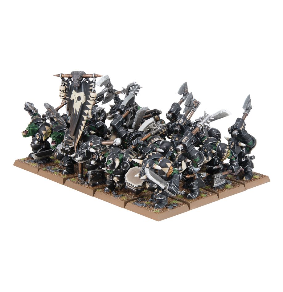 OLD WORLD: ORC & GOBLIN TRIBES - BLACK ORC MOB